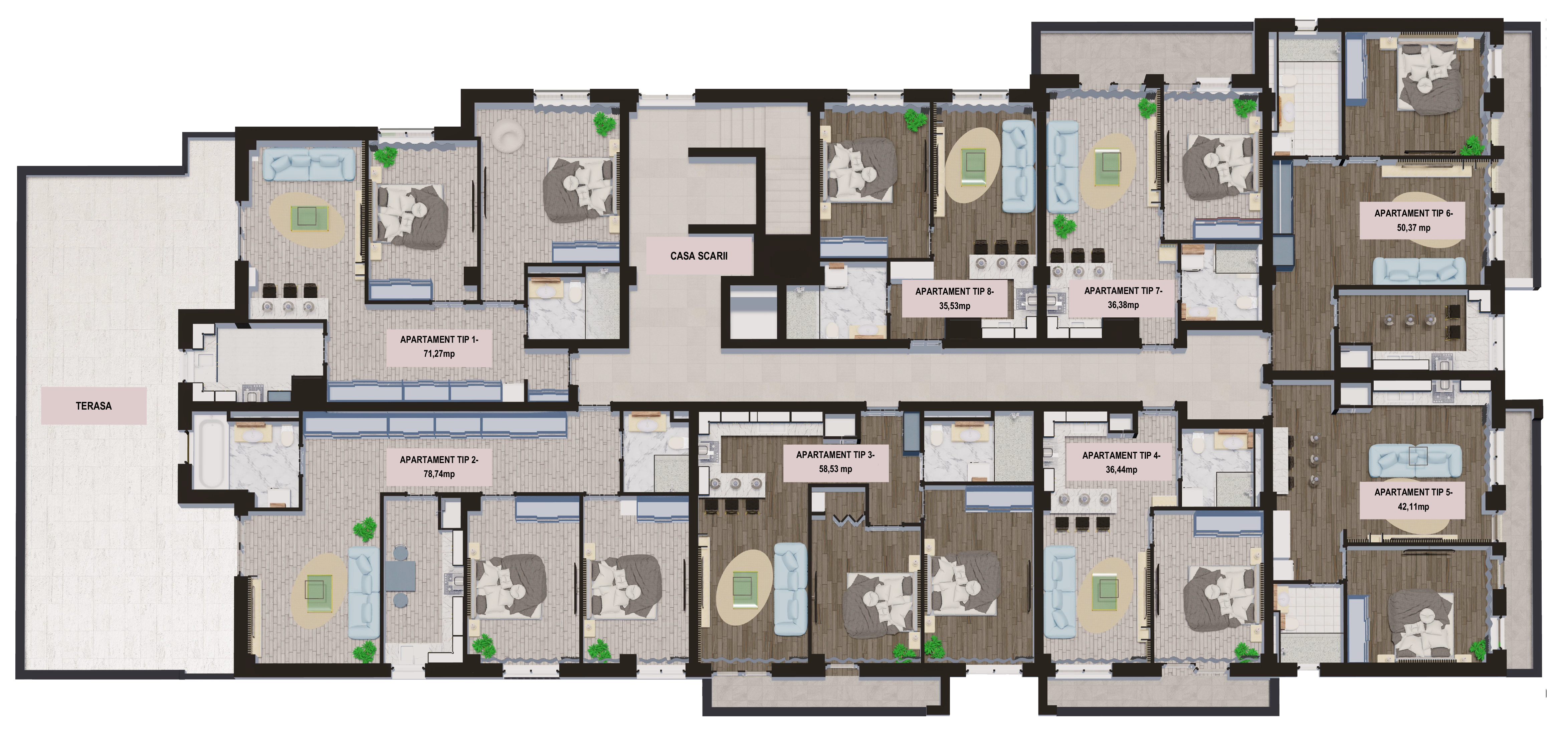 Plan etaj